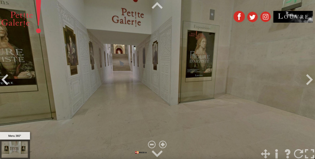 Minh hoạ trải nghiệm thực tế ảo VR tour của Bảo tàng Louvre