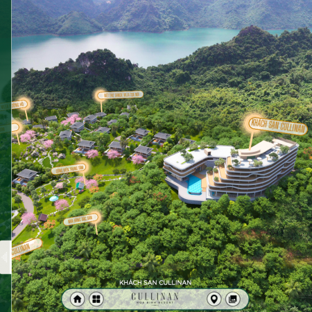 Website VR 360 dự án Cullinan Hoà Bình Resort thực hiện bởi VR PLUS