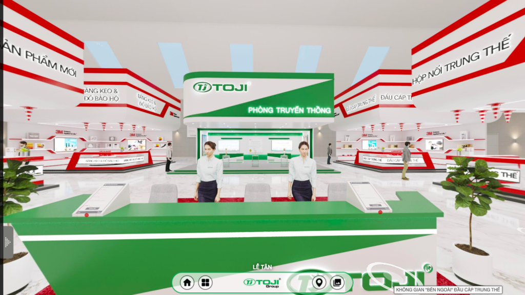 Showroom 3M- Toji Group thực hiện bởi VRPLUS 